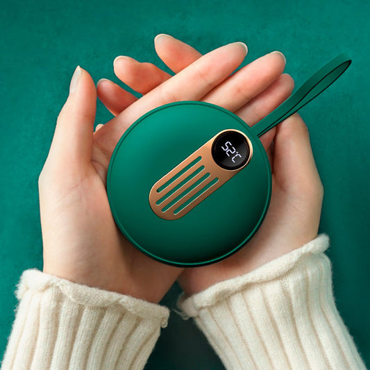 Pocket-Size Hand Warmer & Power Bank for Cold Days!