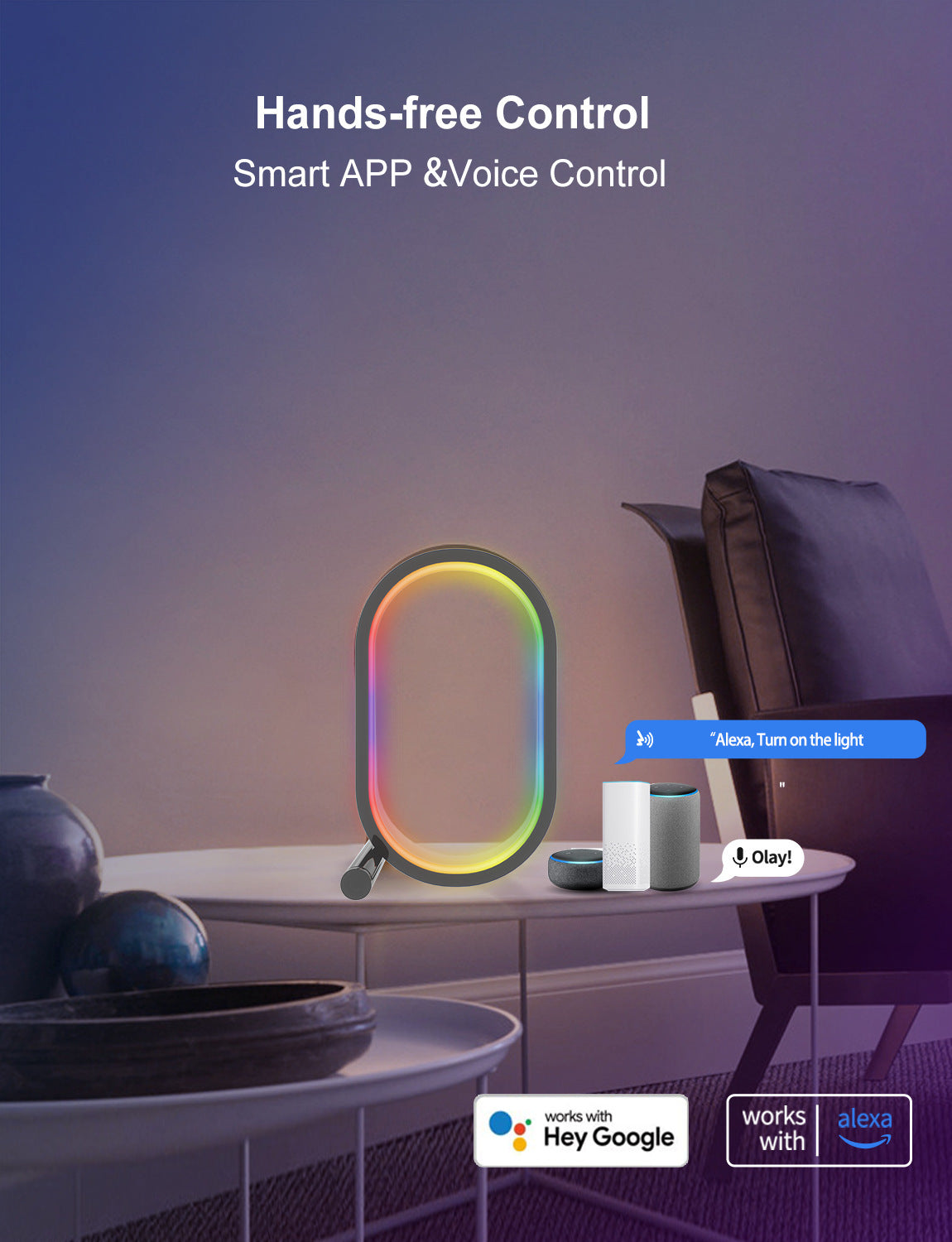 Set the Mood! Smart RGB Color Ambience Light
