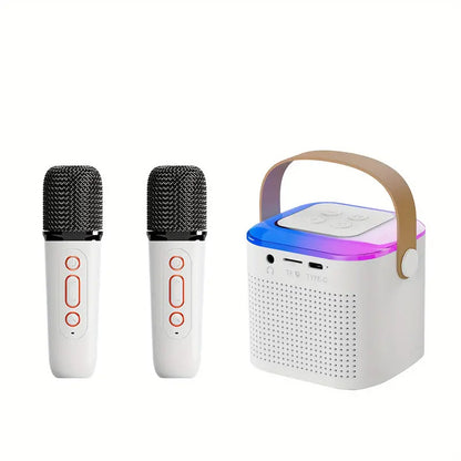 Ultimate Karaoke Party Speaker with Dual Wireless Mics!