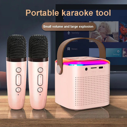 Ultimate Karaoke Party Speaker with Dual Wireless Mics!