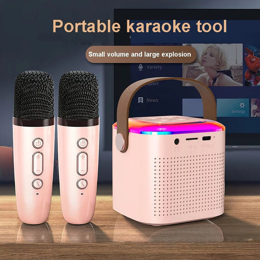 Ultimate Karaoke Party Speaker with Dual Wireless Mics!