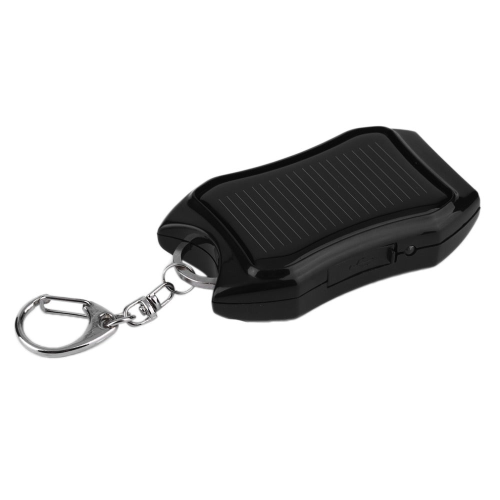Pocket-Sized Survival: Solar Keychain Charger & LED Light
