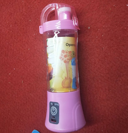 Portable Smoothie Blender: Rechargeable Mini Juice Cup