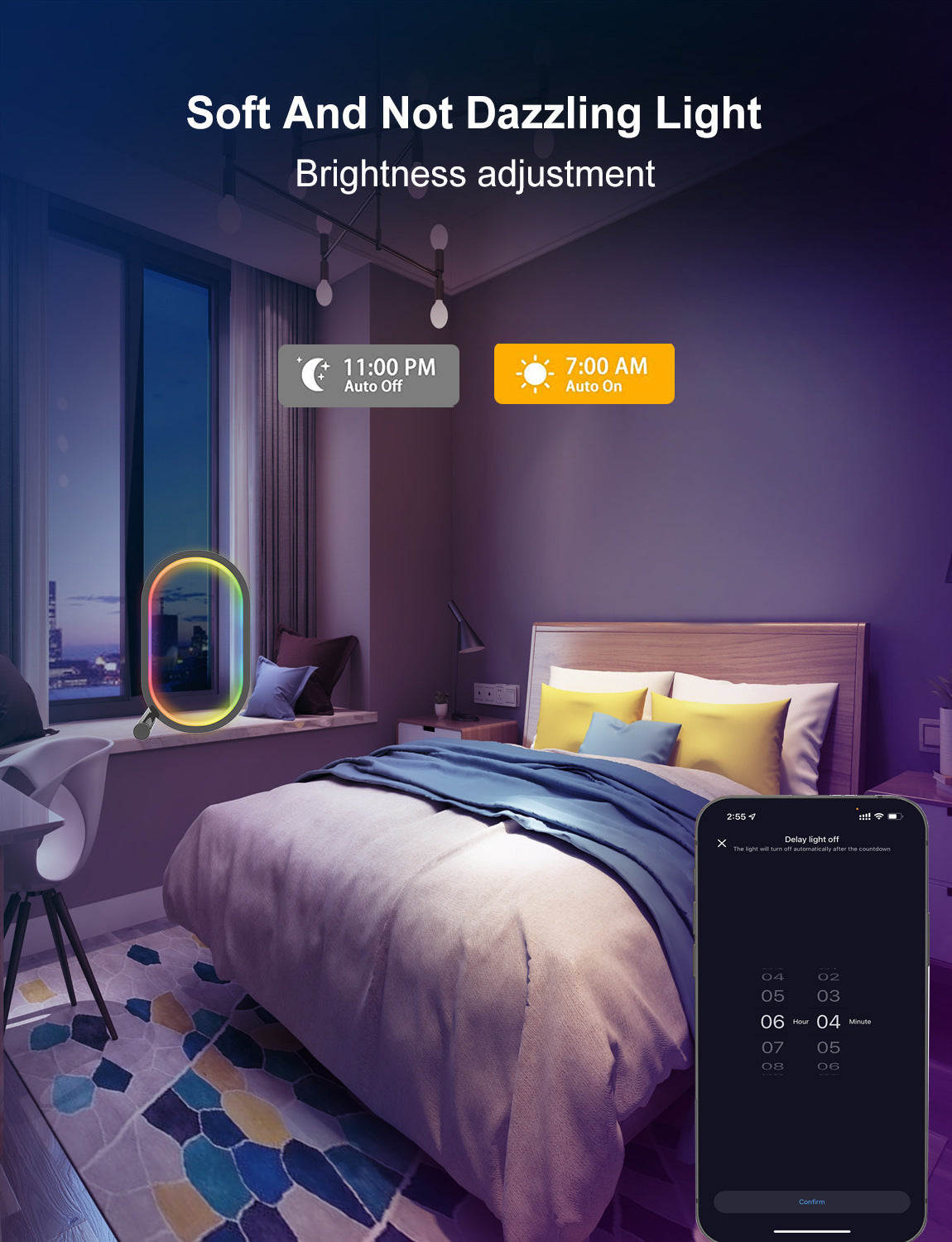 Set the Mood! Smart RGB Color Ambience Light