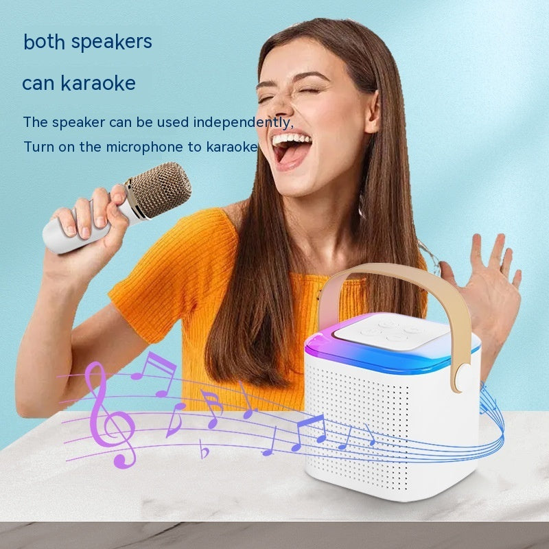 Ultimate Karaoke Party Speaker with Dual Wireless Mics!