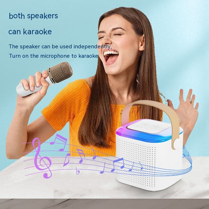 Ultimate Karaoke Party Speaker with Dual Wireless Mics!