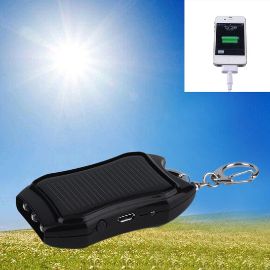 Pocket-Sized Survival: Solar Keychain Charger & LED Light