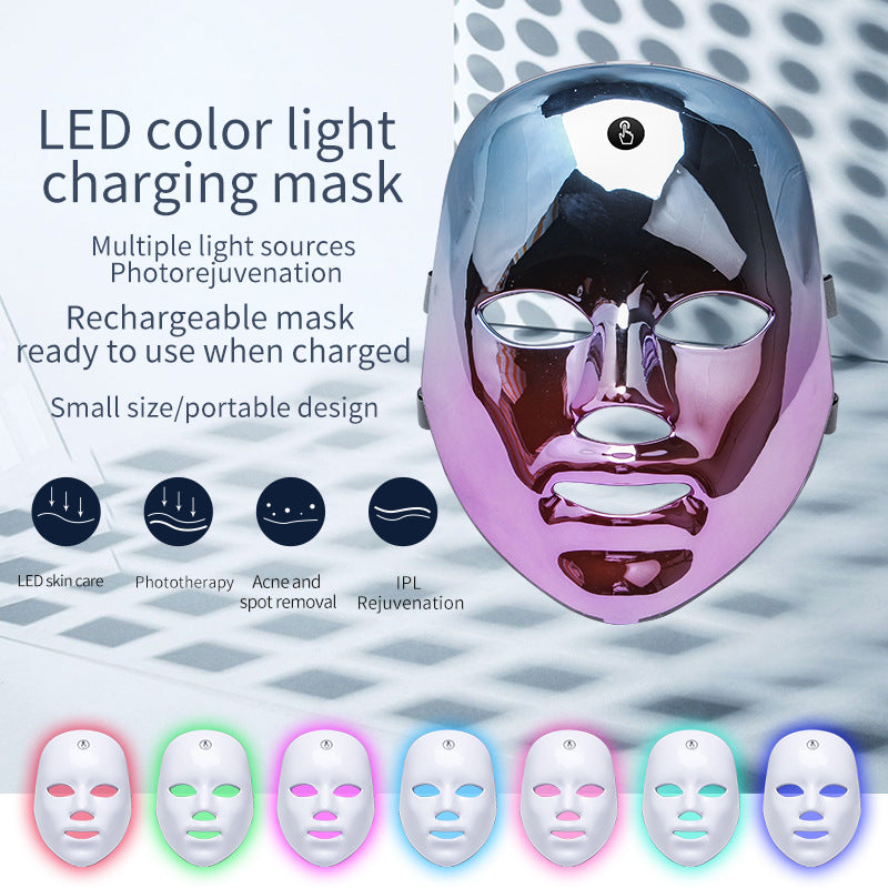 Pro-Level Skincare: USB Rechargeable LED Face Mask